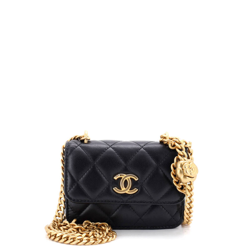 Chanel Sweet Camellia Flap Clutch With #268056C37B